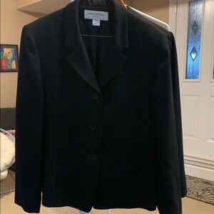 Jones New York Black Blazer Classic Suit Jacket